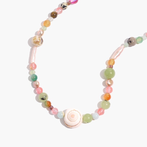 Hourston of Charlie Beads x Madewell seashell & bead necklace - limited edition - Picture 1 of 4
